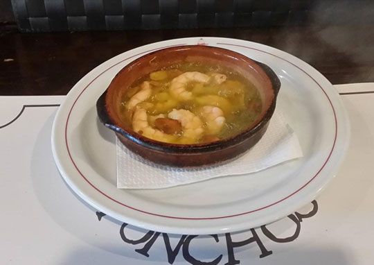Restaurante Poncho's sopa con mariscos