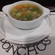 Restaurante Poncho's sopa con verduras